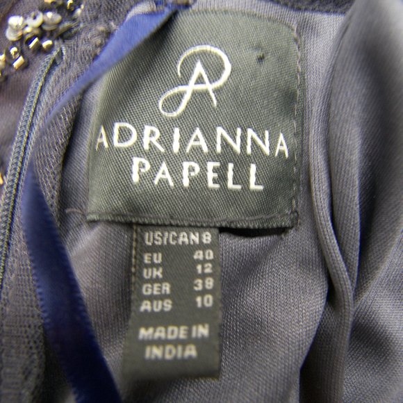 Anthropologie Adrianna Papell Floral Beaded Maxi - Picture 6 of 11